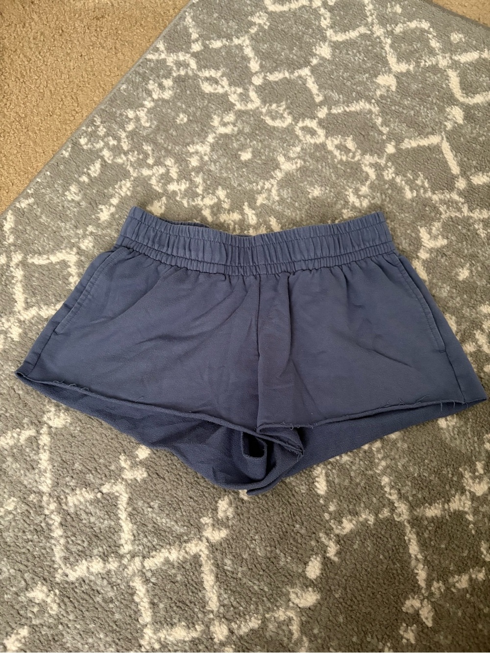 wild fable Navy Elastic-Waist Athletic Shorts